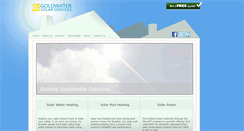 Desktop Screenshot of goldwatersolar.com